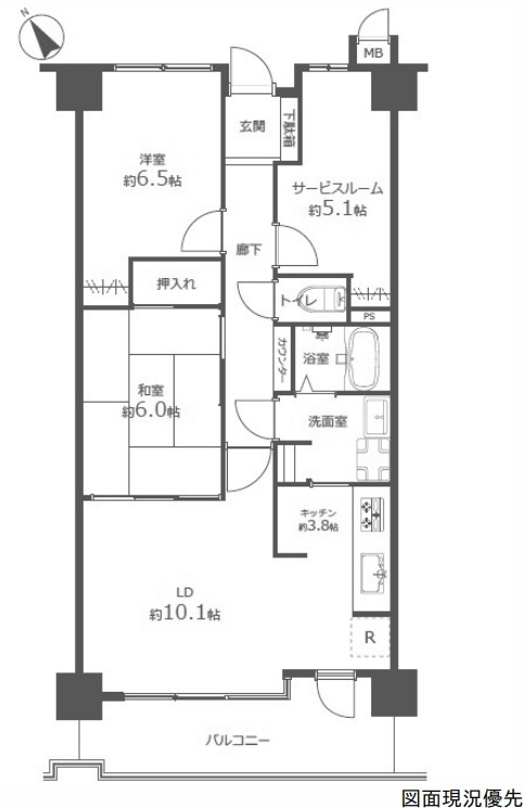 間取り：334000263302