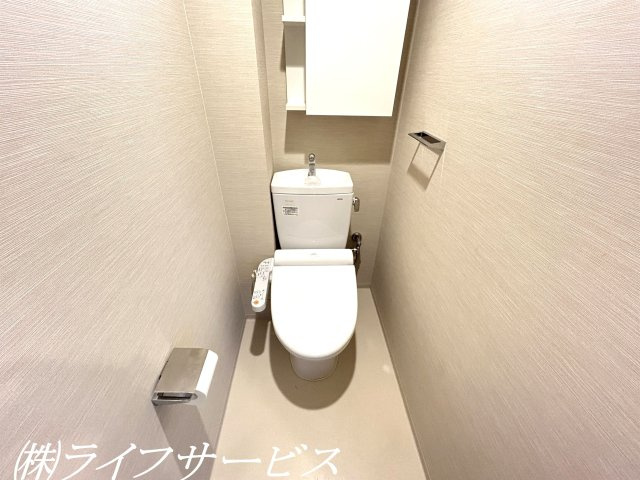 温水洗浄便座付トイレ