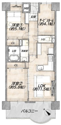 間取り：327002577020