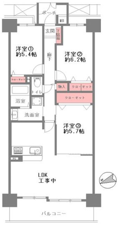 間取り：328000624780