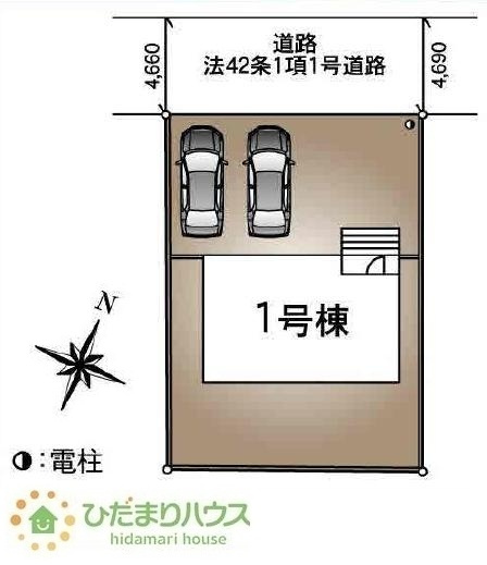 カースペースは2台分確保！