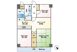 鶴見リリエンハイムの間取り