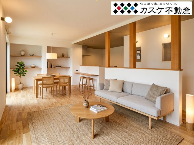 実際の写真にAIで家具を配置したイメージ画像です。家具なしでの引き渡しとなります。