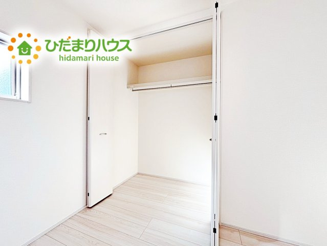 クローゼットタイプの収納は荷物がどこにあるかすぐに見つかります！