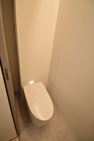 1階タンクレストイレ…トイレ背面に収納があります。