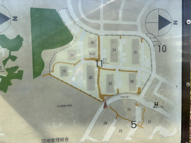 団地案内図です♪