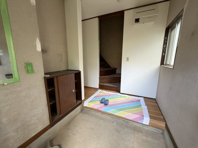 明るい玄関です