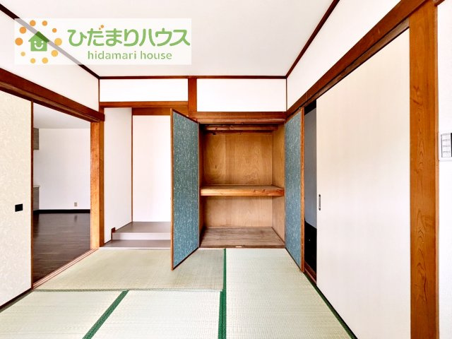 和室にも大容量のクローゼット完備！　お布団やお子様のおもちゃなどがスッキリ収納できますね(^^♪