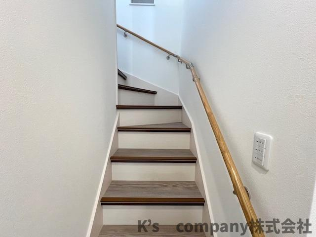 手すり付き階段♪