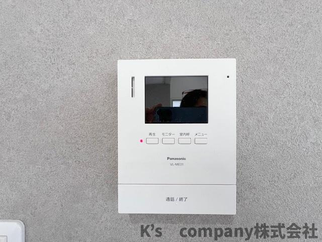 訪問者の顔が見えて安心です♪