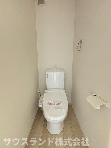 1階・2階それぞれにトイレがあるため、生活シーンに合わせて使い分けしやすいです。