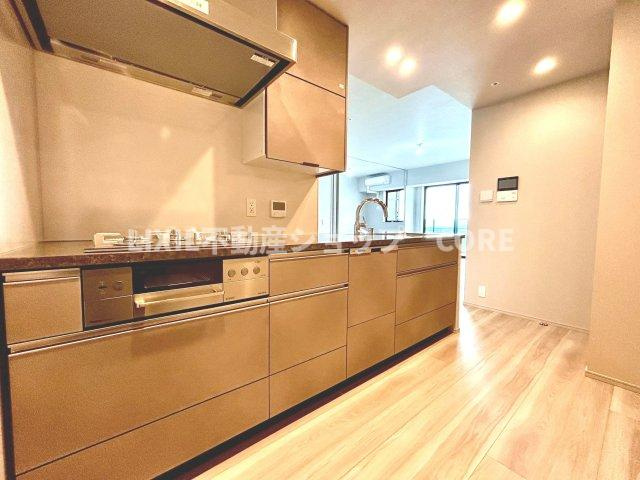 沢山の調理器具や調味料が収納でき、大きな流しもついてます　毎日のお料理が楽しみです。