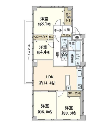 間取り：328000624164