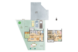 ダイマルタウン 瑞穂市 中原7 Ｆ棟の間取り