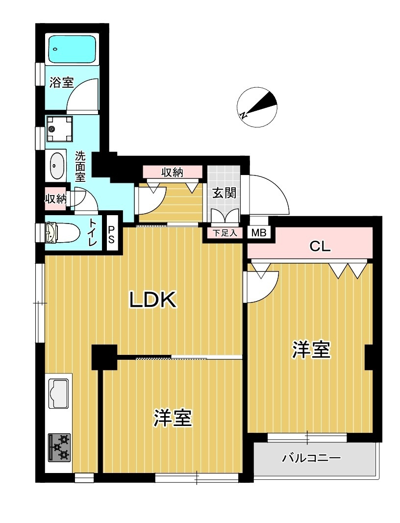 ◆全居室採光有り◆角住戸