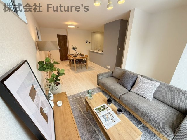 使いやすい19帖の広々リビング