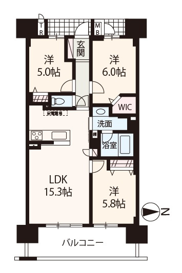 リバービュー×ペット飼育可(細則有)！収納充実、3LDKリフォーム物件。内覧をご希望の際はお気軽にお電話ください！