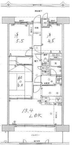 間取り：334000237866