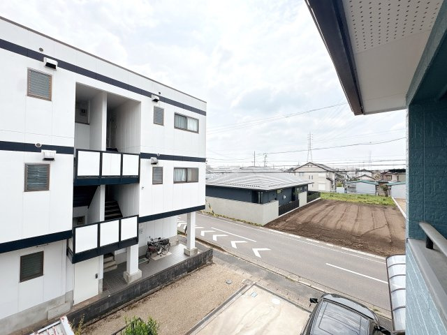 バルコニーからの眺望になります♪