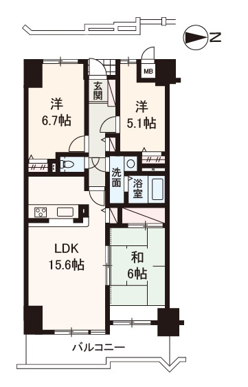 間取り：328000611089