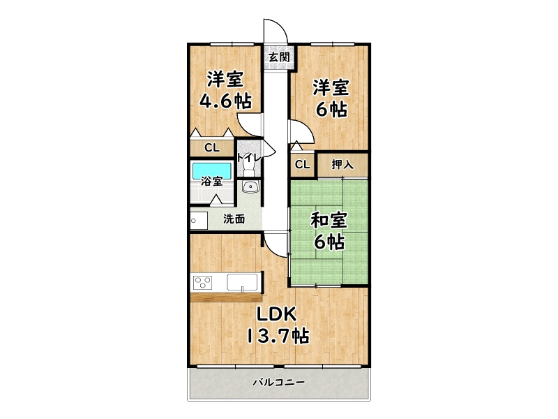 間取り：328000614486