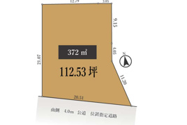 富士見ヶ丘1区画の間取り