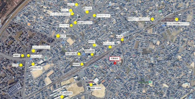 西阿知駅まで徒歩10分！徒歩圏内に公共施設が充実しており暮らしやすい立地です◎