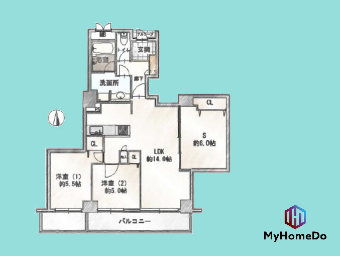 間取り：323000495237