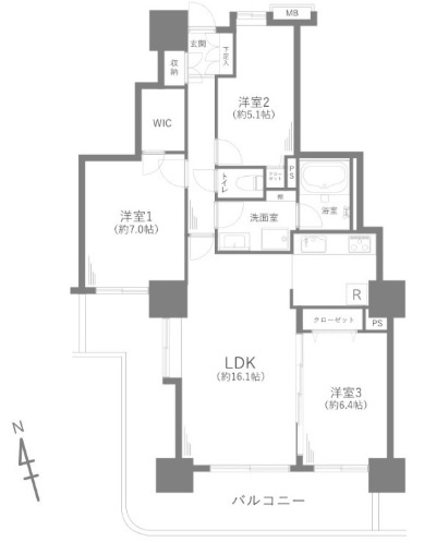 間取り：311002373404
