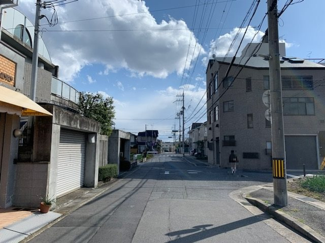 北側から南を向いて撮影