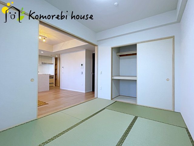 明るい和室です