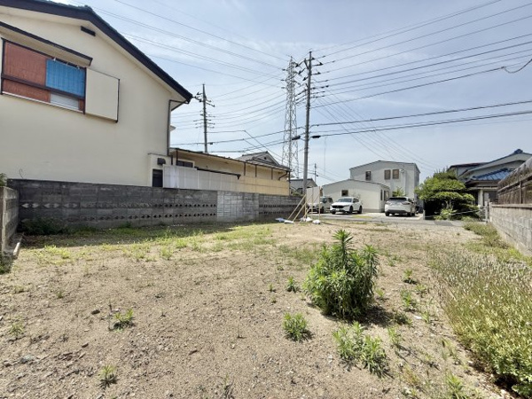 【甲府市下飯田3丁目　売地の外観】