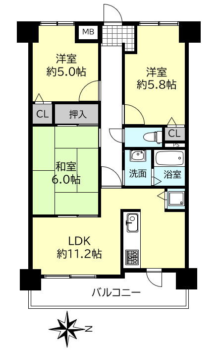 間取り：328000583352