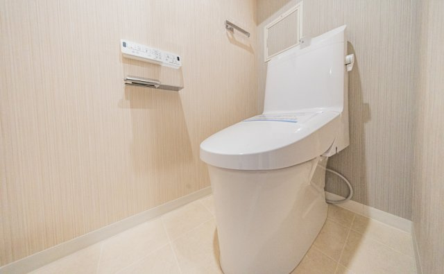 コンパクトで使いやすいトイレです