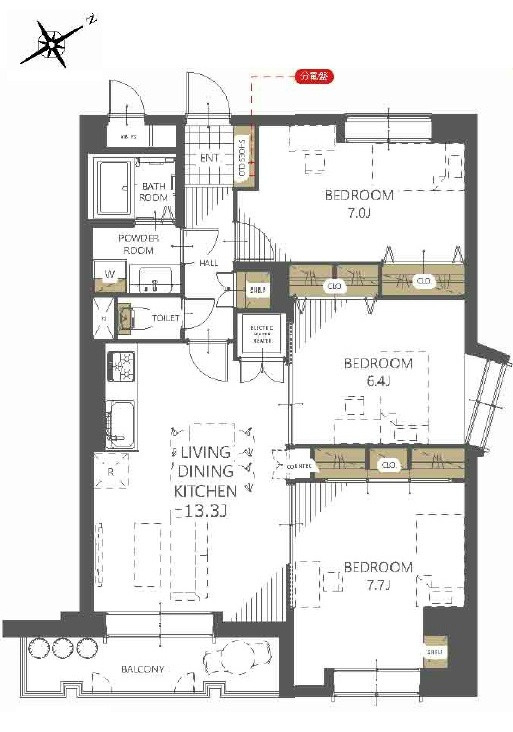 間取り：334000236384