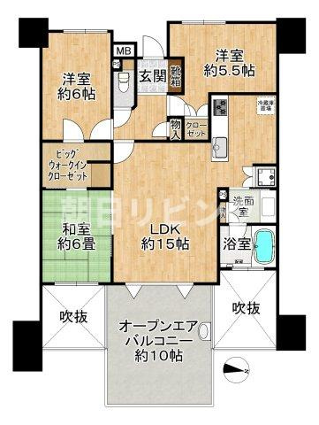 グランシティユーロレジデンス平塚の間取り