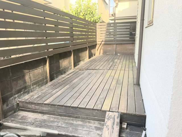ウッドデッキです♪