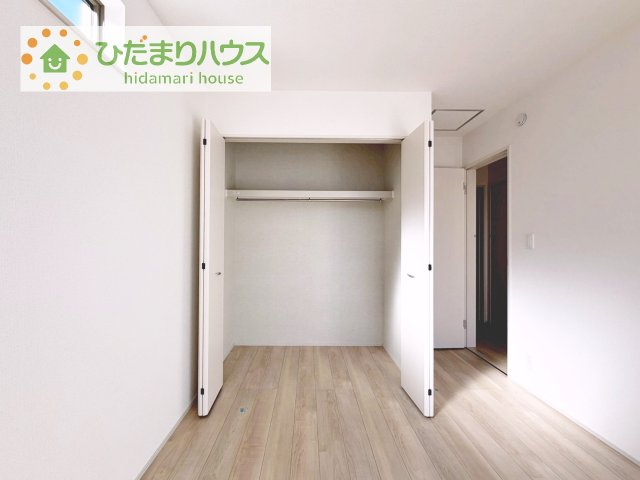クローゼットタイプの収納は荷物がどこにあるかすぐに見つかります！