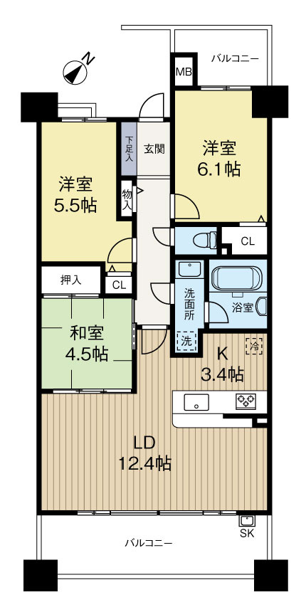 間取り：328000625844
