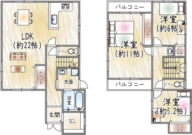間取り：328000636557