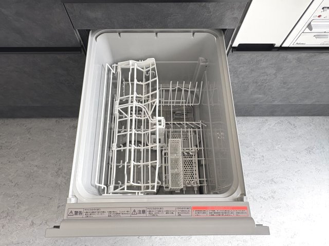 後片付けの時間をぐっと短縮できる食洗機つき