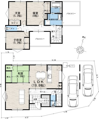 5号地参考間取図