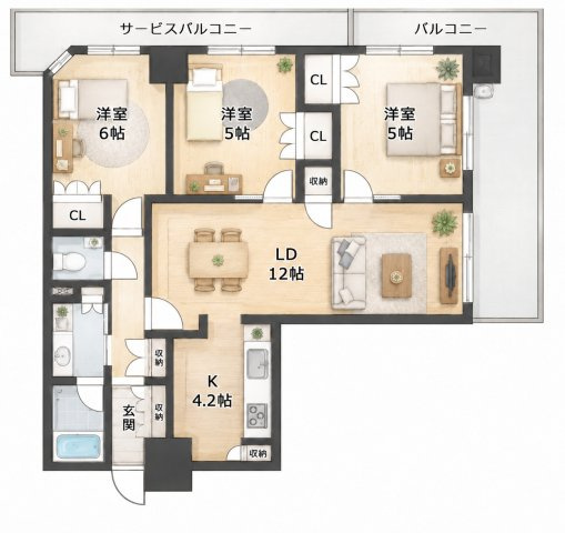 間取り：323000515030