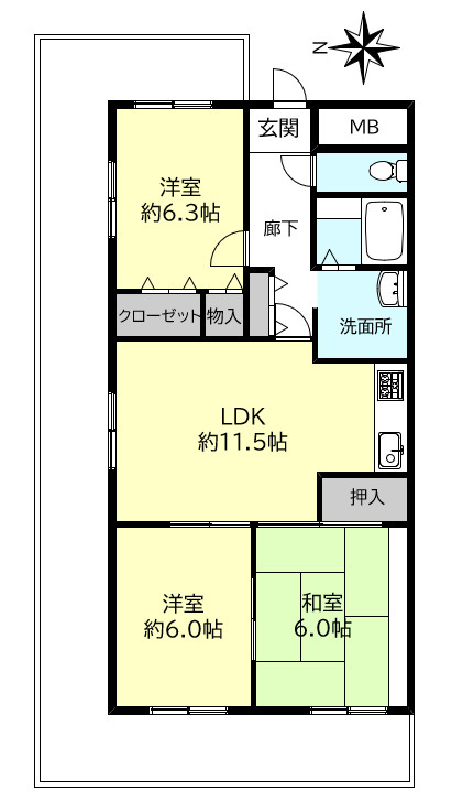 間取り：328000663387