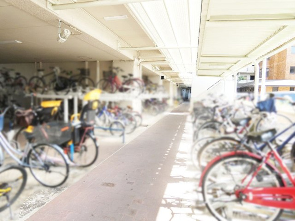 エルグリーンたつみの駐輪場