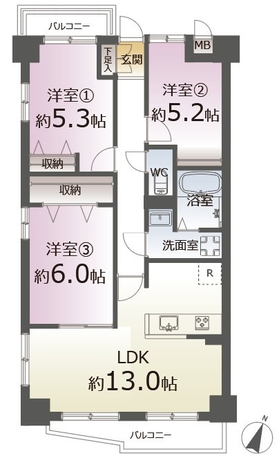 間取り：304000337081