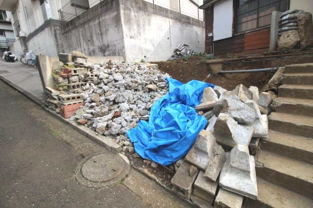 この辺りにカースペースが造られます