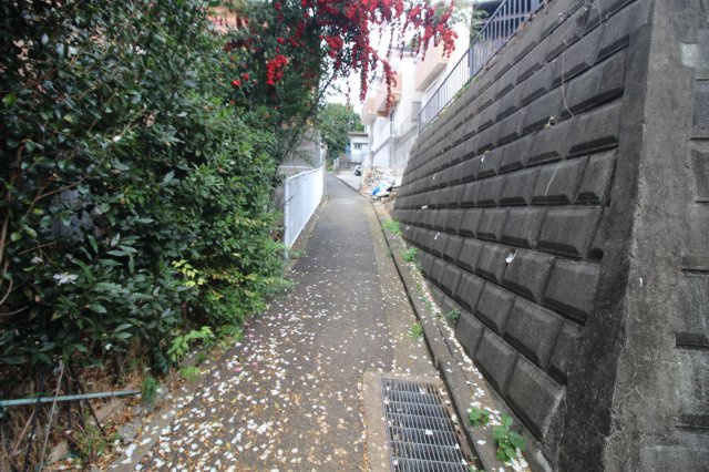 擁壁を崩し、車が通れる広さになる予定です