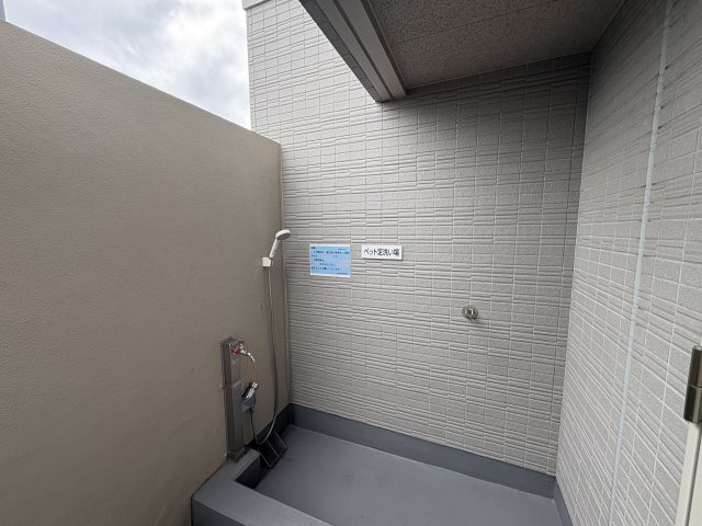 ペットの足洗い場