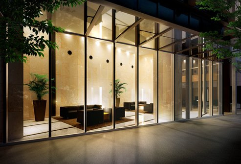 エントランス前